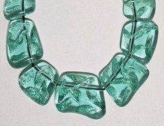 Runway Gerda Lynngaard Monies Seafoam Green Lucite Necklace Bracelet Earring Set