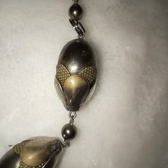 VTG Art Deco Necklace Machine Age Botanical German Modernist J. Bengel School