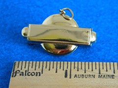 Gold Tone Signed Coro Bar Pin or Pendant ~ Vintage Costume ~ 1.5 inches
