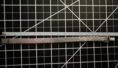 Woman’s Vintage Sterling Silver Mesh Bangle Bracelet TJ19 Mex 925, 7.5” 23 G