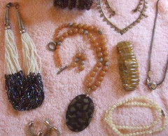 Estate Jewelry Vintage Costume Jewelry Necklaces Bracelets Earrings 12 Pieces