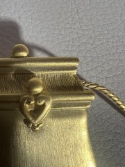 Vintage Tona Coin Purse And Real Dime Brooch Pin Brass