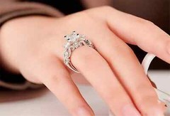 1.75Ct Princess Lab Created Diamond 14K White Gold Finish Anniversary Gift Ring