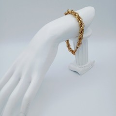 Vintage ~ B.A. Ballou 12K Gold Filled Chunky Curb Link Bracelet ~ 7.5″