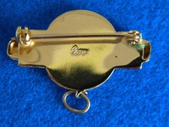 Gold Tone Signed Coro Bar Pin or Pendant ~ Vintage Costume ~ 1.5 inches