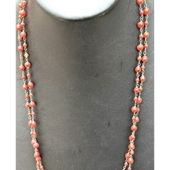 THREE VINTAGE ART GLASS FASHION NECKLACES FROM ESTATE SKY