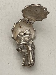 Vintage Sterling Silver MECHANICAL Charm England Choose