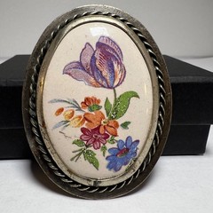 Vintage Women’s Brooch, Soviet Brooch, Made in USSR, Vintage Jewelry Signed