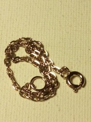 Vintage Silver Trace Bracelet Chain Great Condition Dainty Thin 6.25 In A 8