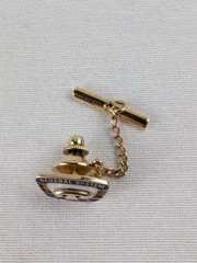 Vintage 10k Solid Gold GTE General System Four Star Service Tie Pin 2.14g