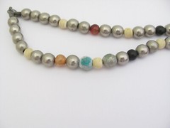 Bohemian Gypsy Tribal Boho Ethnic Necklace Neck Piece Carnelian Stone Fringe
