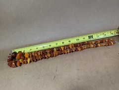 Antique Butterscotch Amber Beaded Necklace 110 Grams