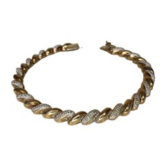 Vintage Vermeil Ross Simons Gold Plated Over 925 Sterling Silver Bracelet 17g