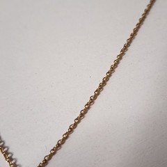Vintage Lady Remington Signed “LR” Necklace Gold Tone Rose Floral Design Pendant