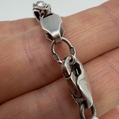 Vintage 925 Sterling Silver Heavy Men’s Chain Necklace 58g (2.05 oz) 26 in (66