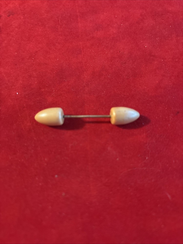 Vintage Celluloid Double Sided Hat/Brooch Pin