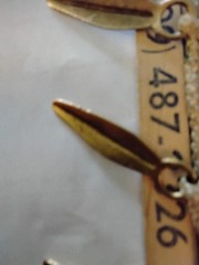 Vintage YSL Yves Saint Laurent Rope And Metal Feather Necklace 70s