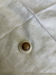 Antique Vtg Mother Of Pearl Stud Button XO-6