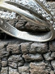 Sif Jakob Sterling Silver Ring Danish Vintage Estate 195