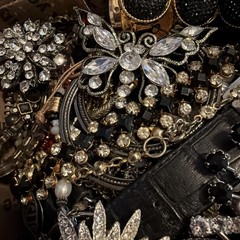 Vintage to Now Jewelry Lot, All Wearable Untested. No Broken. Box B1