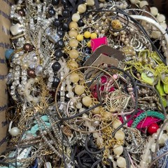 15+ Lbs Vintage To Now Craft Repair Tangled Junk Drawer Jewelry Lot