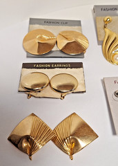 Lot of 7 of Pairs Vintage Unbranded New Old Stock Fashion Earrings