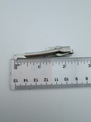 General Dynamics Silver Tone USS Nautilus SSN-571 Submarine Tie Clip