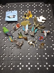 Lot Of Bird Themed Pins Bird Pin Lot MDTAR