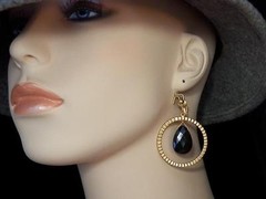 Showy More Modern Gold Tone Hoop Earrings 836m