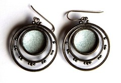 Vintage 1980s Russian Hand Painted Enamel Jewelry Earrings 3 Variations #122,157