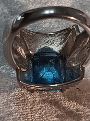 Vintage ISG Thailand 925 London Topaz Ring Sz 8