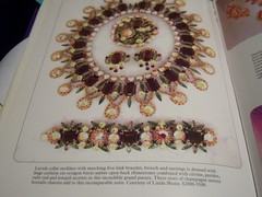 JULIANA D&E WATERMELON RHINESTONE NECKLACE BRACELET BROOCH EARRING SET PARURE