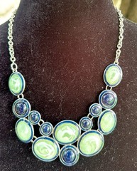 vintage New York & Company (NY&Co) collar bib statement necklace