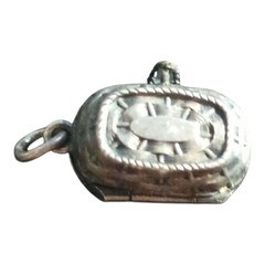 Antique Silver Egyptian Moses Basket Pendant