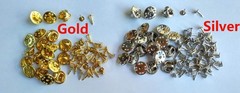 wholesale brass tie tacks tacs butterfly pin back clasp jewelry findings brooch