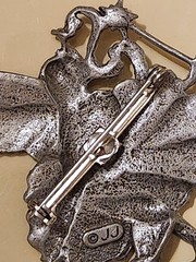 Vintage JJ Fairy Brooch Large Enamel Wings Magic Wand Fantasy Pin