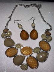 Vintage Necklace and Earrings Gift Set
