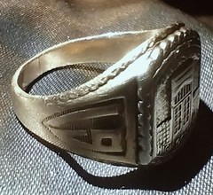 Vintage ArtDeco 1931 Bonner High School Signet Ring 10KGold 6 Grms Rare PreWWII