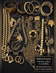 🏆 2 LB Severely Tangled Jewelry Lot Unsorted Unsearched Reseller Treasure Hunt