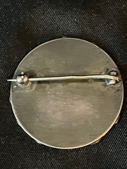 Vintage Silver Flower Power Brooch Artisan Studio Jewelry Tested 11g