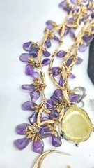 Estate Mixed Jewelry Lot + Mini Coins + Carnival Glass Bowl Unsearched Untested