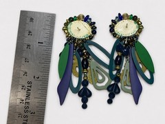 Native American Joan Eagle Chipita Accessories Statement Earrings Vintage
