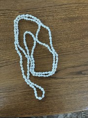 1950s Puka Shell Necklace 30in Drop (vintage)
