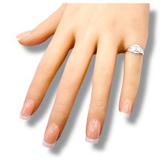 Initial Letter H Signet 925 Sterling Silver Child Baby Pinky Ring Size 3.25