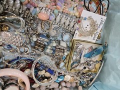 Beautiful Lot Of Estate Jewelry, Turquise, Teal & Green Many Signed