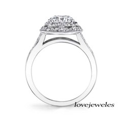 Lab-Created 3.51CT Round Cut Diamond Art Deco Vintage Engagement Ring 925 Silver