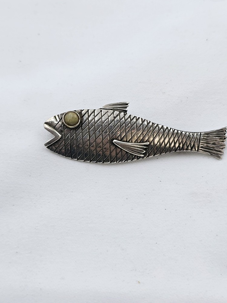 Sterling Silver Fish Pin
