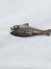 Sterling Silver Fish Pin