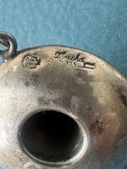 RARE 1940 Vintage Mexico Eagle .925 Sterling Silver Sombrero Hat Pendant Charm