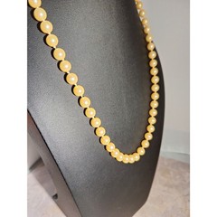 A Vintage Faux Pearl Necklace Grandmacore Elegant Champagne Regencycore Coquette